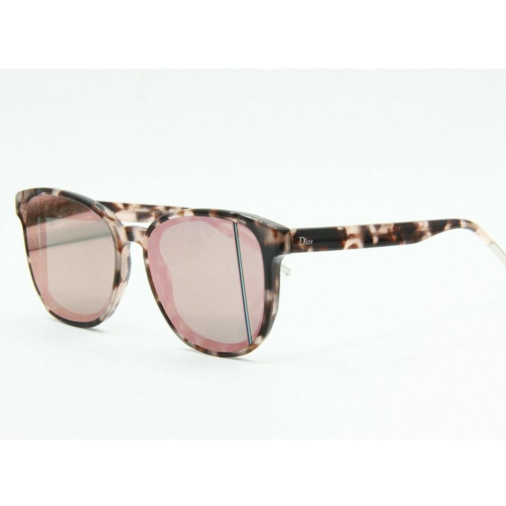 Christian DiorStep F Havana Pink Mirror Wayferer Sunglasses 3Y6/R2 Luxury $540 - Picture 3 of 11